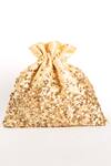 Shop_Ara Studio_Gold Sequins Embellished Potli Bag_at_Aza_Fashions