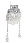 Ara Studio_Silver Sequin Embellished Potli Bag_Online_at_Aza_Fashions