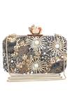 Buy_Ara Studio_Black Sequin Embellished Clutch_at_Aza_Fashions