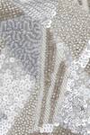 Buy_Ara Studio_Silver Sequins, Bugle Beads Embellished Clutch_Online_at_Aza_Fashions