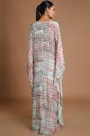Shop Masaba Grey Crepe Printed Kaftan at Aza Fashions Shop_Masaba_Grey Crepe Printed Kaftan_at_Aza_Fashions