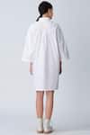 Shop_Rajesh Pratap Singh_White Cotton Patchwork Dress _at_Aza_Fashions