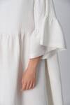 Buy_Rajesh Pratap Singh_White Anti Fit Pleated Dress _Online_at_Aza_Fashions