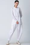Buy_Rajesh Pratap Singh_White Linen Salwar Pant _at_Aza_Fashions
