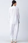 Shop_Rajesh Pratap Singh_White Linen Salwar Pant _at_Aza_Fashions