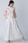 Buy_Rajesh Pratap Singh_White Cotton Kimono Pants_at_Aza_Fashions