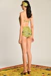 Shop_Shivan & Narresh_Yellow Italian Jersey Printed Bikini Set_at_Aza_Fashions