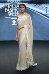 Buy_Rina Dhaka_Beige Embroidered Saree_at_Aza_Fashions