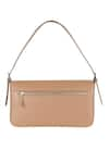 Shop_The House of Ganges_Peach Sandra Vegan Leather Handbag _at_Aza_Fashions