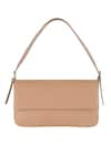 The House of Ganges_Peach Sandra Vegan Leather Handbag _Online_at_Aza_Fashions