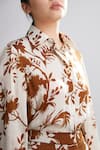 Buy_KoAi_White Silk Floral Print Shirt _Online_at_Aza_Fashions