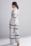 Shop_KoAi_White Cotton Silk Shibori Bow Top _at_Aza_Fashions