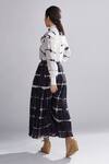 Shop_Koai_Black Chanderi Silk Shibori Pant _at_Aza_Fashions