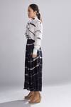 Koai_Black Chanderi Silk Shibori Pant _Online_at_Aza_Fashions