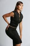 Buy_Deepika Arora_Black Pencil Skirt_Online_at_Aza_Fashions