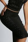 Shop_Deepika Arora_Black Pencil Skirt_Online_at_Aza_Fashions