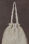 Shop_Lovetobag_Ivory Crystals, Diamonds, Zari Opal Bead Tassel Potli Bag _Online_at_Aza_Fashions