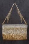 Buy Lovetobag Gold Crystals, Beads Eclat Embellished Flapover Clutch at Aza Fashions Buy_Lovetobag_Gold Crystals, Beads Eclat Embellished Flapover Clutch _at_Aza_Fashions