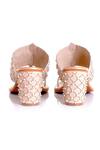 Buy_Sole House_Beige Embroidery, Pearls, Zari Vegan Leather Floral Block Heels _Online_at_Aza_Fashions