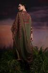 Shop_Rajdeep Ranawat_Green Silk Tunic_at_Aza_Fashions