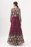 Shop_Garo_Purple Round Embroidered Gown  _at_Aza_Fashions