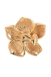 Opalina Soulful Jewellery_Gold Plated Handcrafted Fiore Floral Studs _Online_at_Aza_Fashions