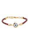 Shop_Outhouse_Gold Plated Aeternum Circle Of Protego Bracelet_at_Aza_Fashions