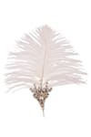 Shop_Outhouse_Silver Plated Swarovski Crystal Contessa Feather Brooch_at_Aza_Fashions