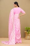 Shop_Shagun Manchanda_Pink Soft Natural Cotton Mul Gota Embroidered Saree  _at_Aza_Fashions