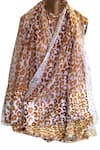 Buy_Pashma_Beige Printed Scarf _at_Aza_Fashions
