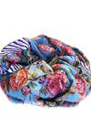 Pashma_Blue Linen Silk Cashmere Scarf _Online_at_Aza_Fashions
