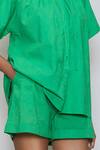 Shop_MATI_1_Green Cotton High Neck Shirt And Shorts Set _Online_at_Aza_Fashions