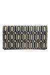 Buy_Kokommo_Black Embellished Beaded Gatsby Clutch _at_Aza_Fashions