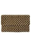 Shop Kokommo Black Donut Bead Embellished Clutch at Aza Fashions Shop_Kokommo_Black Donut Bead Embellished Clutch _at_Aza_Fashions