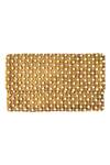 Shop Kokommo Gold Donut Bead Embellished Clutch at Aza Fashions Shop_Kokommo_Gold Donut Bead Embellished Clutch _at_Aza_Fashions