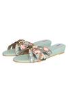 Buy_Fuchsia_Blue Embellished Wedges _at_Aza_Fashions