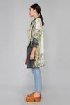 Shop Yavi Multi Color 100% Silk Open Printed Jacket Online at Aza Fashions Shop_Yavi_Multi Color 100% Silk Open Printed Jacket _Online_at_Aza_Fashions
