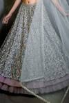Shop COUTURE BY NIHARIKA Purple Organza, Net Round Embroidered Bridal Lehenga Set Online at Aza Fashions Shop_COUTURE BY NIHARIKA_Purple Organza, Net Round Embroidered Bridal Lehenga Set _Online_at_Aza_Fashions
