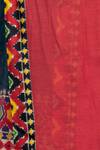 Shop_Meghna Panchmatia_Pink Chanderi Silk Dupatta _Online_at_Aza_Fashions