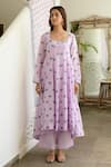 Buy Taro Purple Anarkali Handwoven Cotton Silk, Dupatta Chiffon, Pant Mulmul Scoop Set Online at Aza Fashions Buy_Taro_Purple Anarkali Handwoven Cotton Silk, Dupatta Chiffon, Pant Mulmul Scoop Set _Online_at_Aza_Fashions