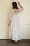 Shop_Taro_White Handwoven Cotton Dress_at_Aza_Fashions