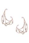 Buy_Esme by Aashna Dalmia_Gold Plated Crystals Studded Earrings _at_Aza_Fashions