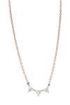 Shop_Esme by Aashna Dalmia_Gold Plated Crystals Swarovski Pendant Necklace _at_Aza_Fashions