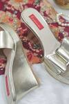 Shop_Essemm_Gold Bow Strap Wedges _at_Aza_Fashions