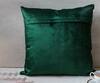 Shop_The 7 Dekor_Green Viscose Embroidered Cushion Cover Single Pc_at_Aza_Fashions