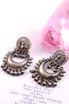 Buy_Noor_Silver Plated Handcrafted Ghunghroo Drop Chandbalis _at_Aza_Fashions