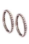 Noor_Silver Plated Pearl Handcrafted Beaded Bangles Set Of 2_Online_at_Aza_Fashions