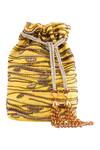 Buy The Garnish Company Yellow Embroidered Potli Bag at Aza Fashions Buy_The Garnish Company_Yellow Embroidered Potli Bag _at_Aza_Fashions