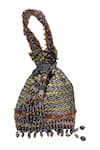 The Garnish Company Black Sequins, Beads Silvanus Tassel Potli Bag Online at Aza Fashions The Garnish Company_Black Sequins, Beads Silvanus Tassel Potli Bag _Online_at_Aza_Fashions