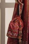 Buy The Garnish Company Orange Stones Printed Polti Bag at Aza Fashions Buy_The Garnish Company_Orange Stones Printed Polti Bag _at_Aza_Fashions
